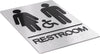 Restroom Signs For Business - For Unisex & Handicap - 9" by 6" - ASSURED SIGNS