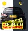 New Driver Car Magnet Sticker Signs Yellow 3-Pack - ASSURED SIGNS