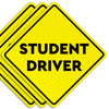 Student Driver Car Magnet Sticker Signs 3-Pack - ASSURED SIGNS