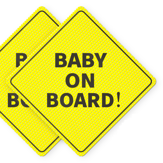 Baby on Board Sticker Signs - 2 Pack