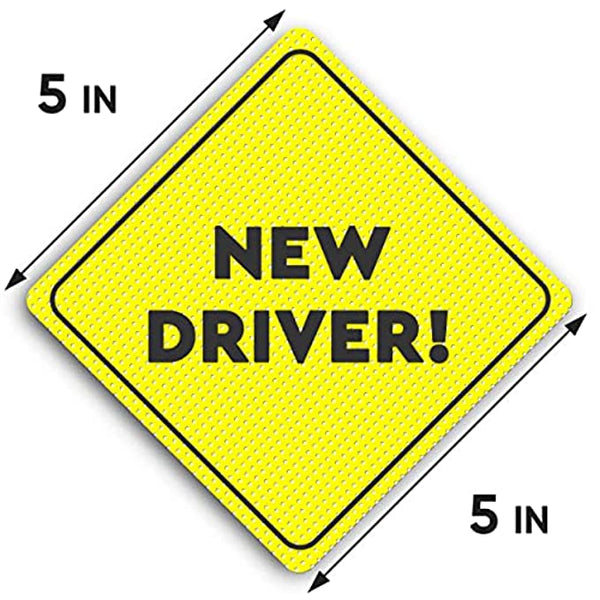 New Driver Sticker Sign for Car - 2 Pack – ASSURED SIGNS