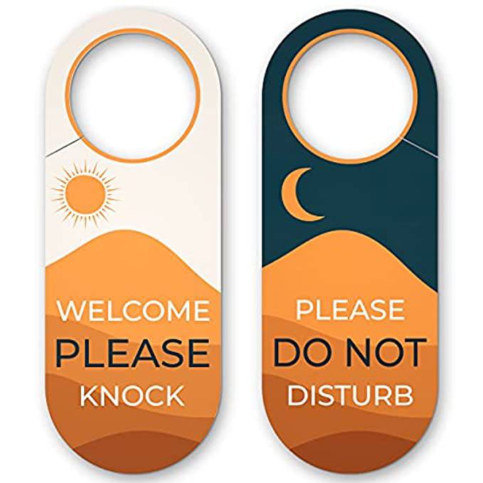 Do Not Disturb Sign (2-pack of door hangers) | Assured Signs – ASSURED ...