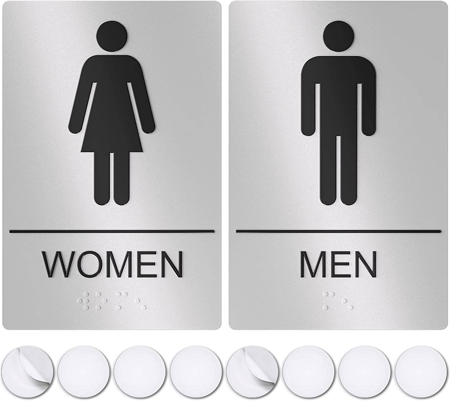 Restroom Signs For Business - For Men and Women - 9