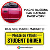 magnetic signs damage paintwork