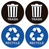 recycle trash labels