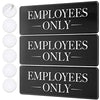 Employees Only Sign Kit with double-sided adhesives