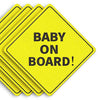 Baby On Board Sticker Sign - 4 Pack
